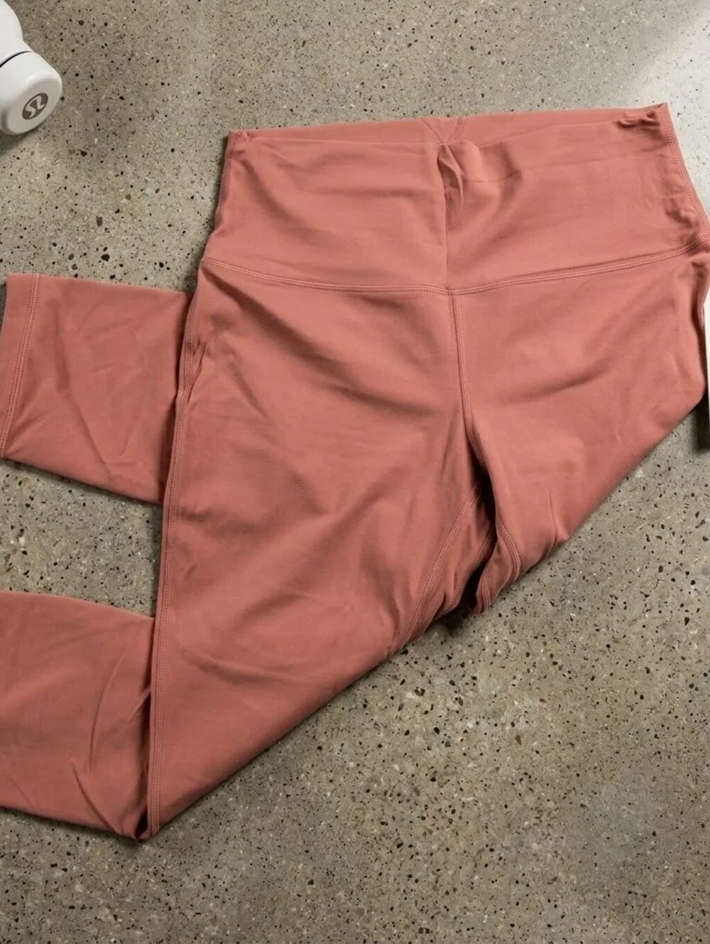 NWT Lululemon Align HR Crop 23 Pink Savanna Size 12 Pilates Princess Balletcore